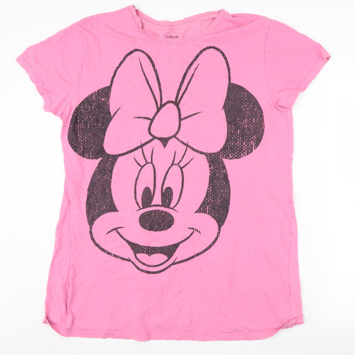 Disney Women's Pink Nightshirt Size M Graphic Short Sleeve