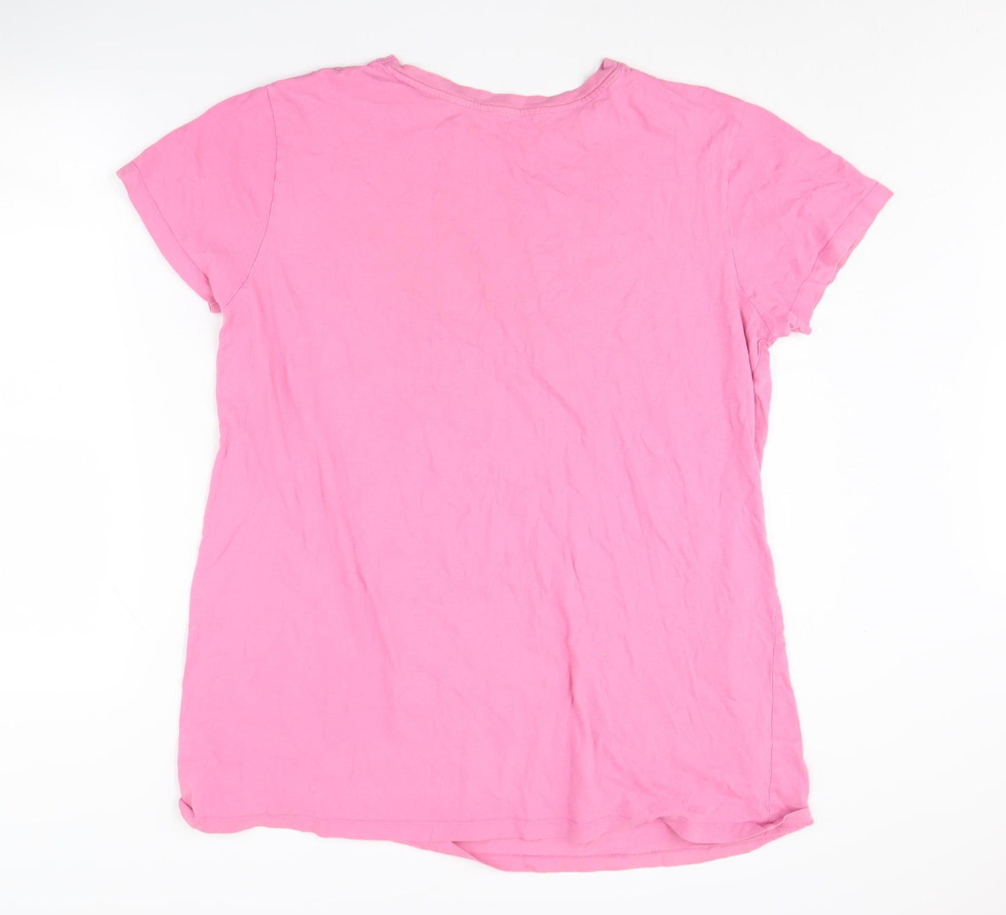 Disney Women's Pink Nightshirt Size M Graphic Short Sleeve