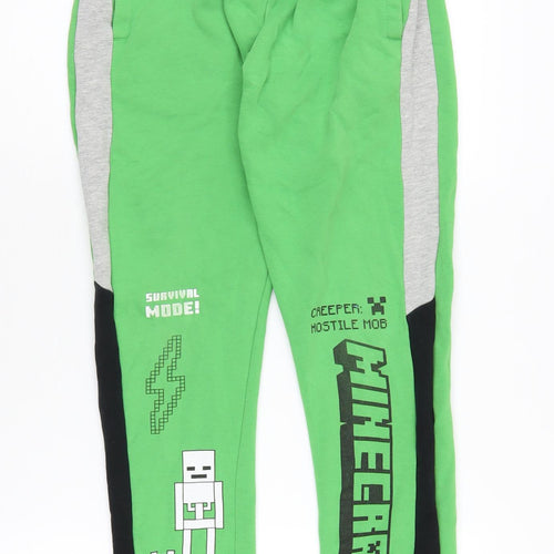 Minecraft Boys Green Jogger Trousers 12-13 Years