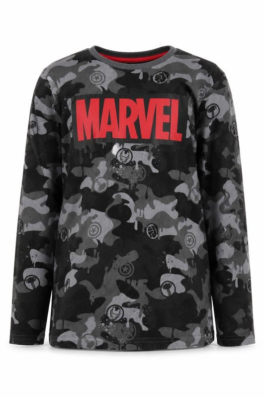 Marvel Boys Camouflage Pyjama Top 11-12 Years
