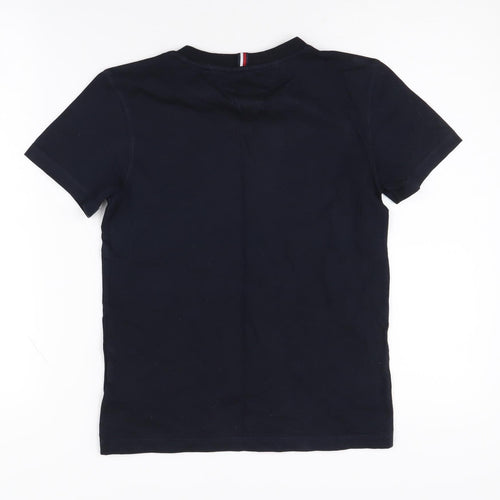 Tommy Hilfiger Boys Black Logo T-Shirt 11-12 Years