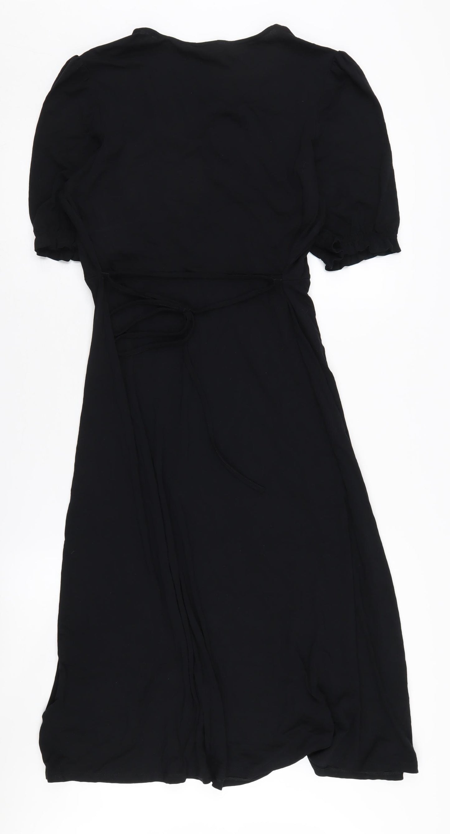 Marks and Spencer Women's Black V-Neck Dress Size 14