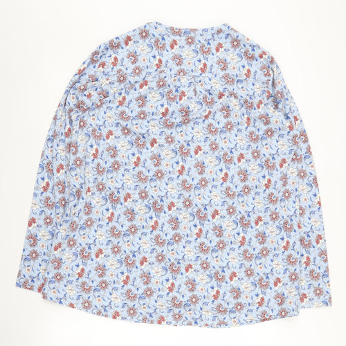 Lands' End Women's Multicoloured Floral Tunic Blouse XL