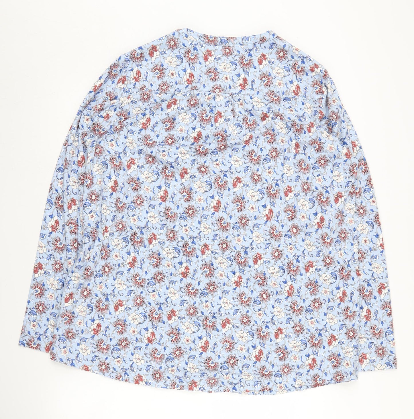 Lands' End Women's Multicoloured Floral Tunic Blouse XL