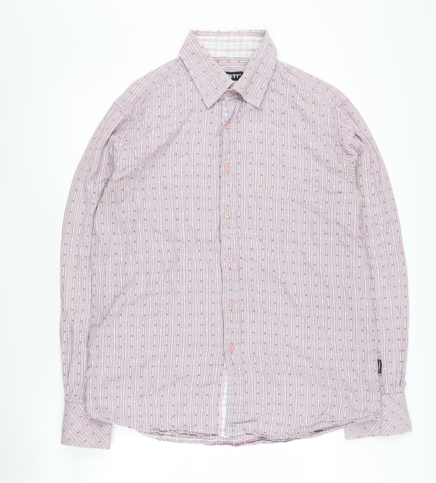 Hamnett Men's XL Multicoloured Striped Shirt