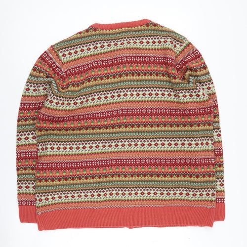 Country Rose Women's Multicoloured Fair Isle Cardigan XL