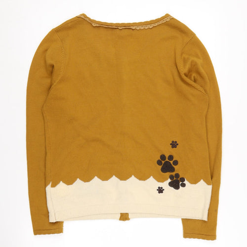 Joe Browns Women's Brown Cat Cardigan Size 14