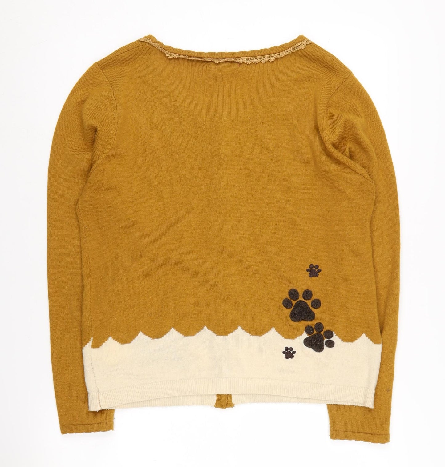 Joe Browns Women's Brown Cat Cardigan Size 14