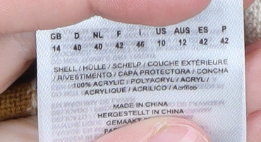 Joe Browns Women's Brown Cat Cardigan Size 14