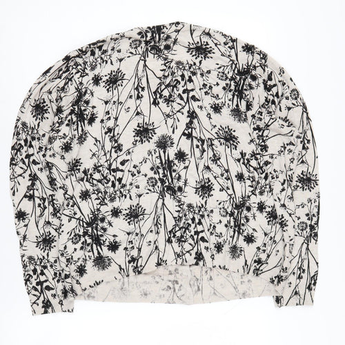 Marks and Spencer Women's Black Floral Pullover Jumper
