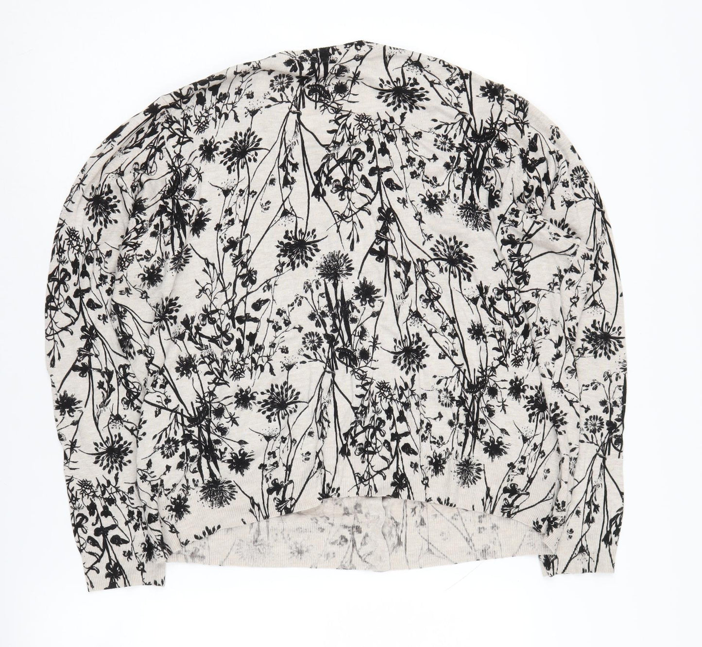 Marks and Spencer Women's Black Floral Pullover Jumper