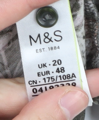 Marks and Spencer Women’s Floral Tunic Blouse Size 20