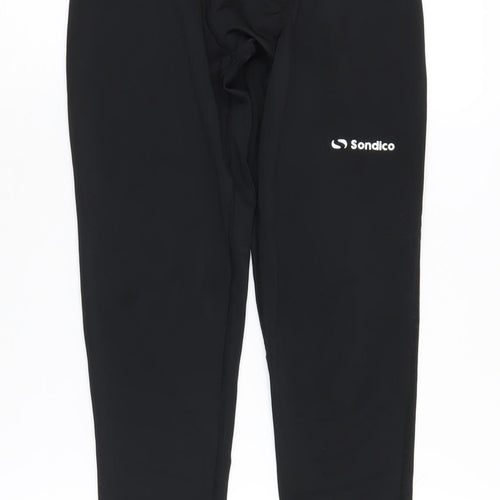 Sondico Unisex Kids Black Compression Trousers 11-12 Years