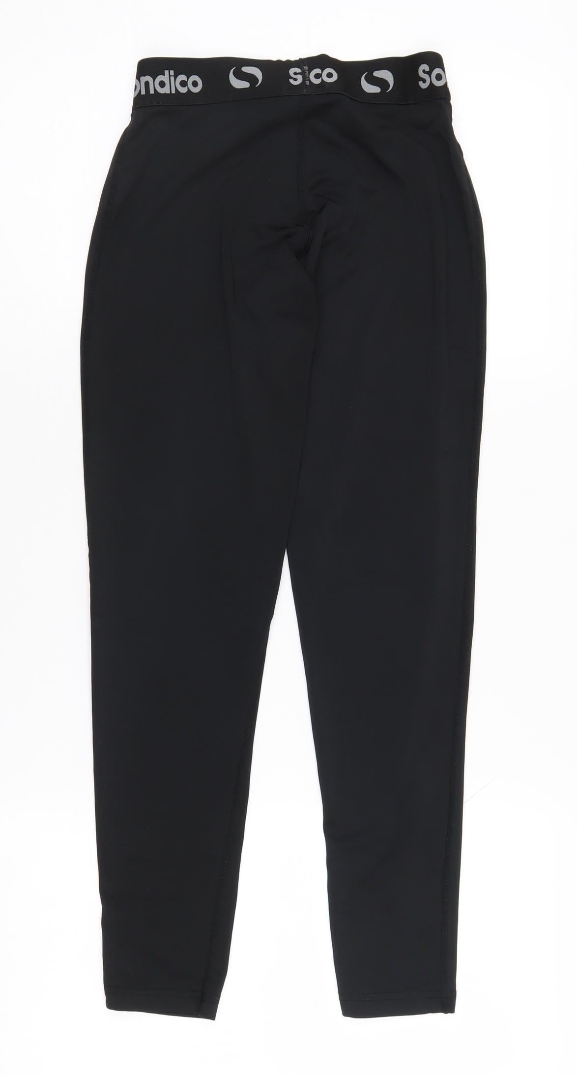 Sondico Unisex Kids Black Compression Trousers 11-12 Years