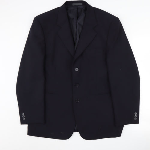 BHS Men's Blue Blazer 44 Regular Fit Business