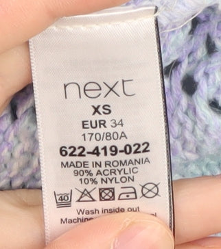 Next Women's Multicoloured XS Knit Pullover Jumper