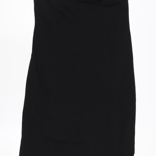 Dorothy Perkins Women's Black Cowl Neck Sheath Dress, Size 12