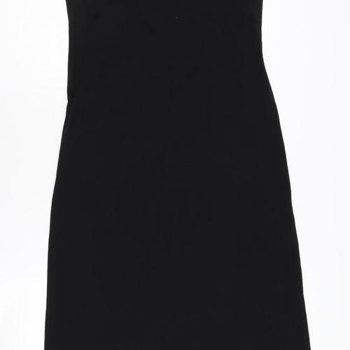 Dorothy Perkins Women's Black Cowl Neck Sheath Dress, Size 12