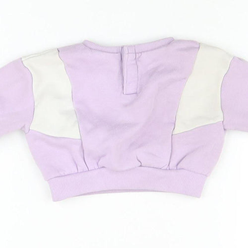 Nike Unisex Baby Purple Pullover Jumper 0-3 Months