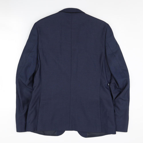 Moss London Men's Blue Blazer Size 40L