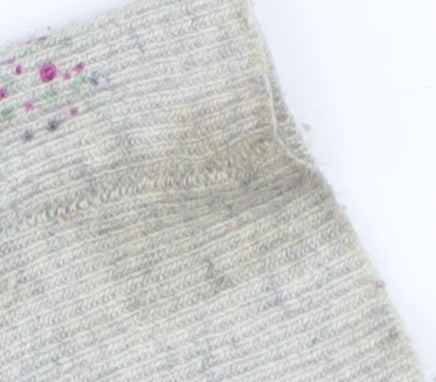 White Stuff Women's Grey Floral Cardigan Size 10