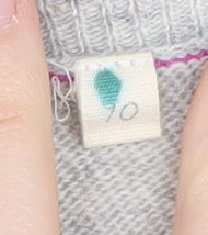 White Stuff Women's Grey Floral Cardigan Size 10