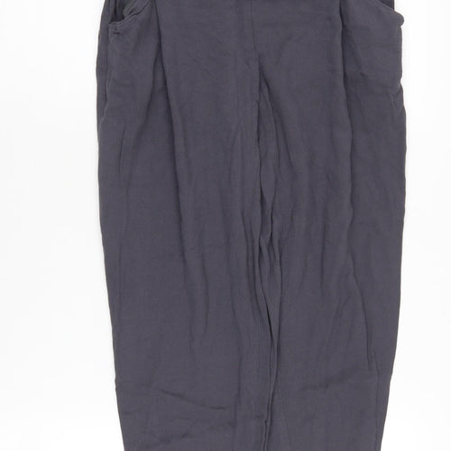 New Look Grey Paperbag Trousers, Size 6, Women’s Casual