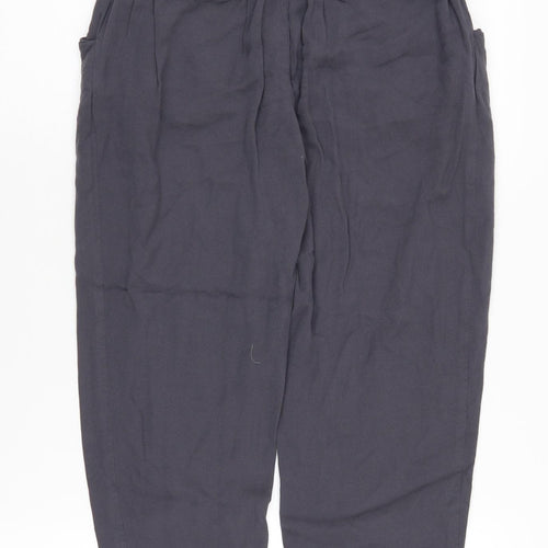 New Look Grey Paperbag Trousers, Size 6, Women’s Casual