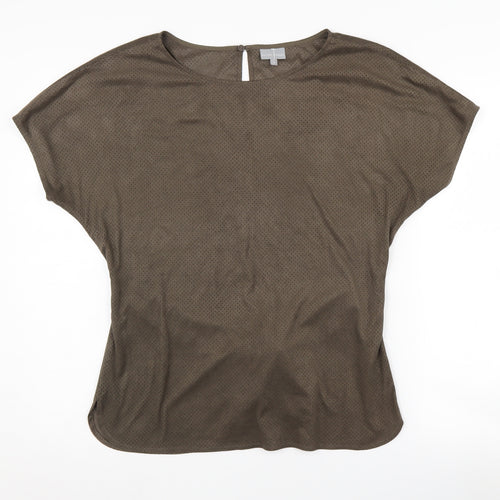 Oliver Bonas Women's Brown Blouse Size 8 Casual