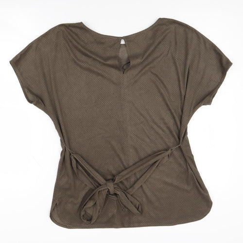 Oliver Bonas Women's Brown Blouse Size 8 Casual