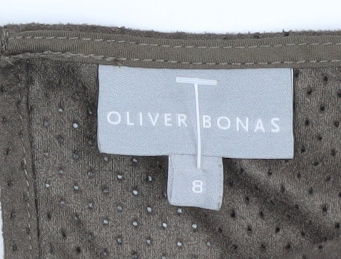 Oliver Bonas Women's Brown Blouse Size 8 Casual