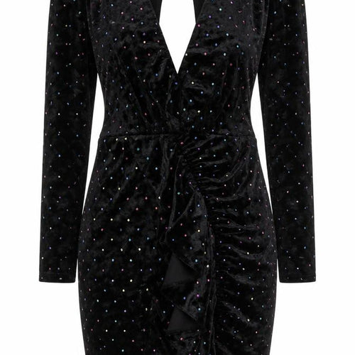 Topshop Petite Black Bodycon Dress, Size 10, Party Ready