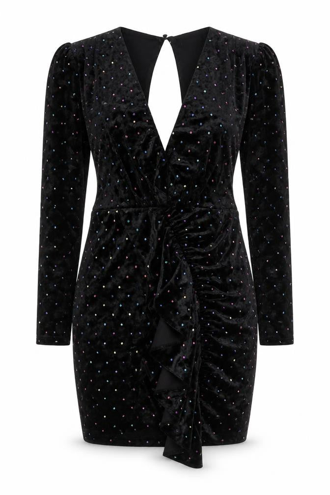 Topshop Petite Black Bodycon Dress, Size 10, Party Ready