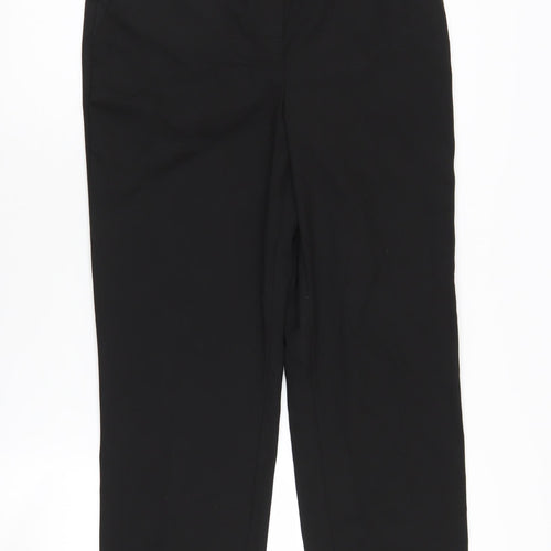 Next Women's Black Regular Fit Trousers Size 10R