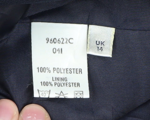 Viyella Women's Blue Suit Jacket Size 14