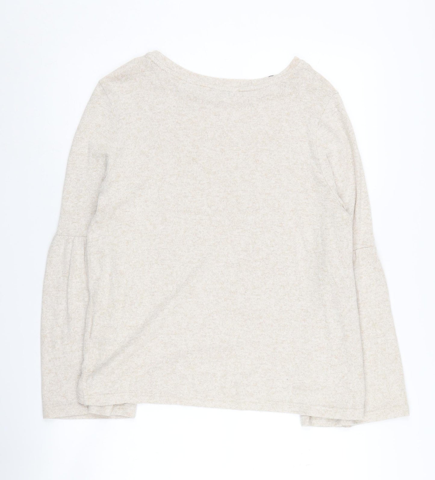 Only Women's Beige Jumper M Crew Neck Knit Casual