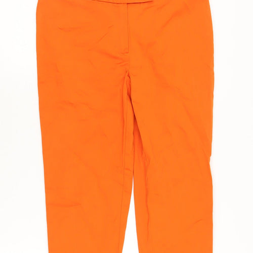 Marks and Spencer Women's Orange Trousers Size 6