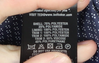 Ted Baker Men's Black Military Jacket, Size L