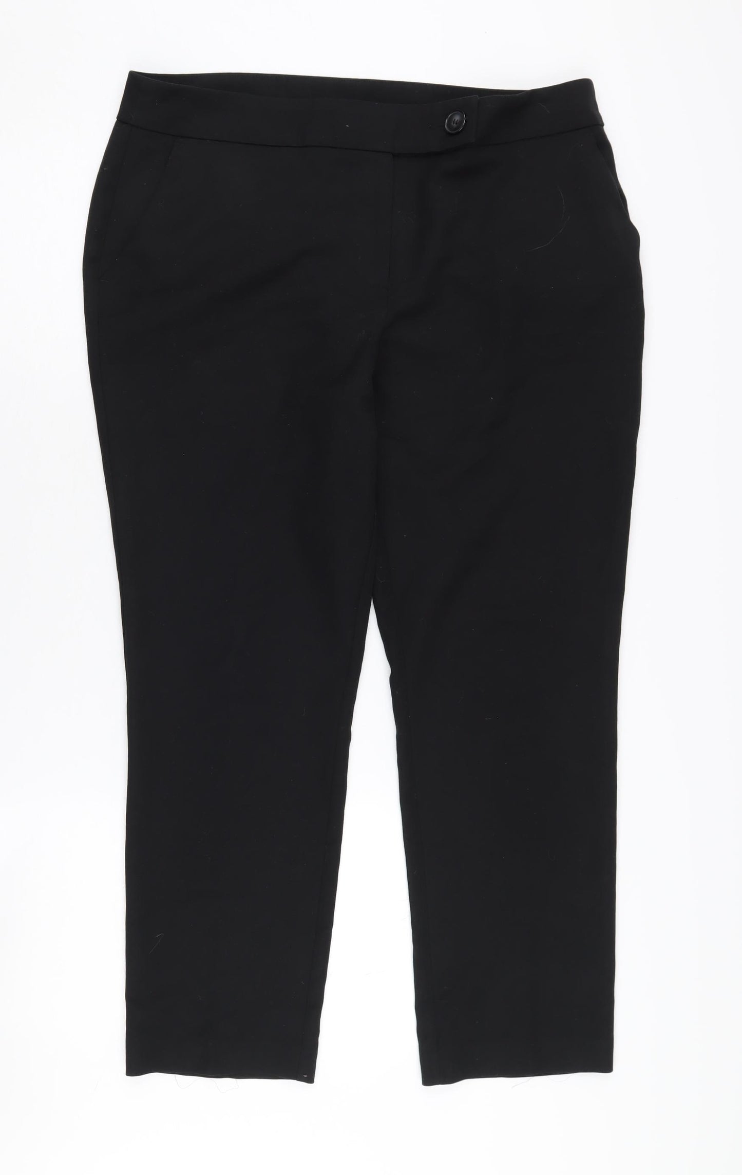 By Very Women's Black Cropped Trousers Size 14