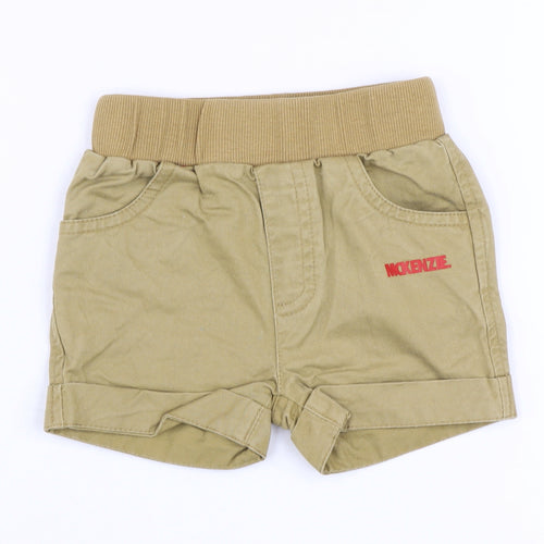 McKenzie Unisex Beige Baby Shorts 0-3 Months