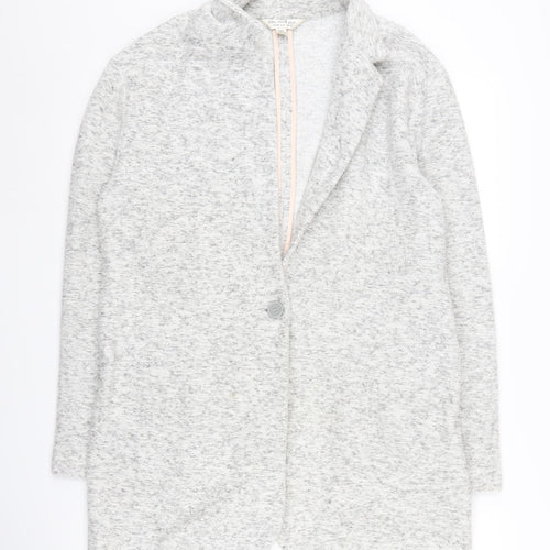 Miss Selfridge Women's Grey Knit Blazer Size 12