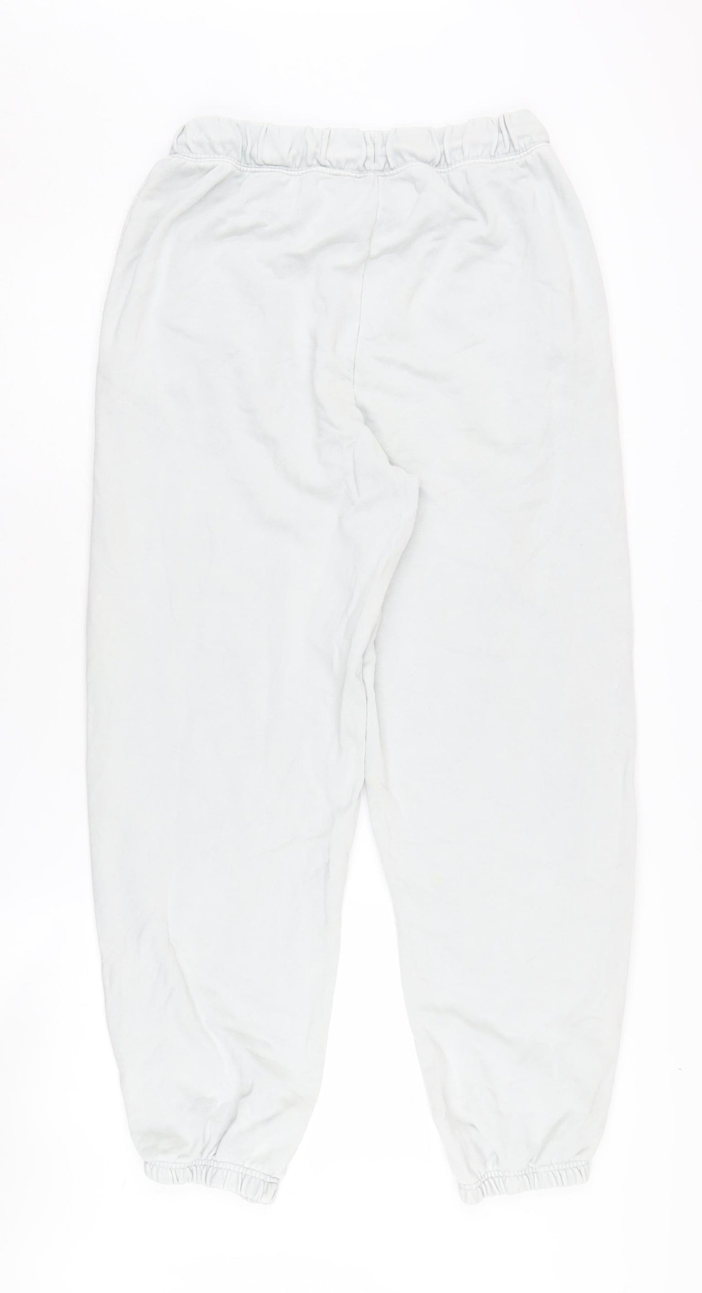 UCLA Women's White Jogger Trousers S Elastic Waist