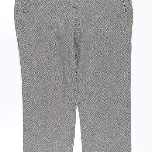 Marks and Spencer Women's Cropped Trousers - Black, Size 14