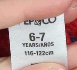 Marvel Boys Spider-Man Lounge Pants - Red Fleece 6-7 Years