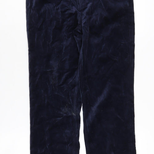 Marks and Spencer Women's Blue Cigarette Trousers Size 6