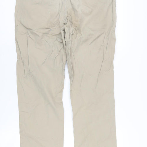 Carhartt Men's Beige Ankle Trousers Size 28