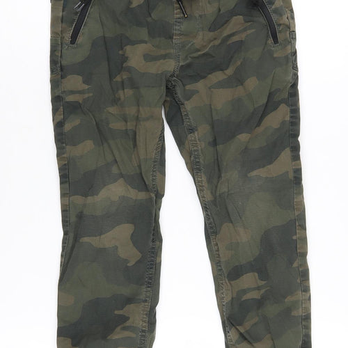 Next Boys' Camouflage Jogger Trousers, 7 Years, Elastic Waist