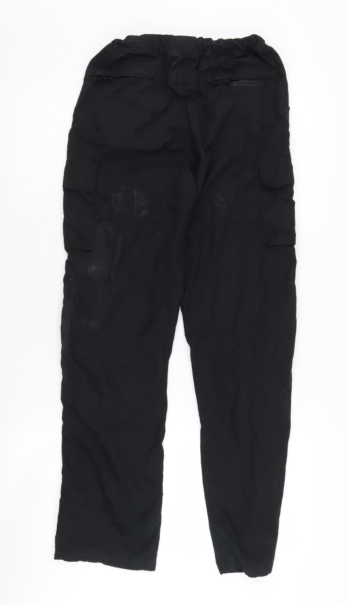 Mountain Warehouse Boys Black Trousers Size 13 Yrs with Pockets