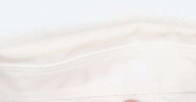 Topman Men's White Slim Fit Button-Up Shirt S