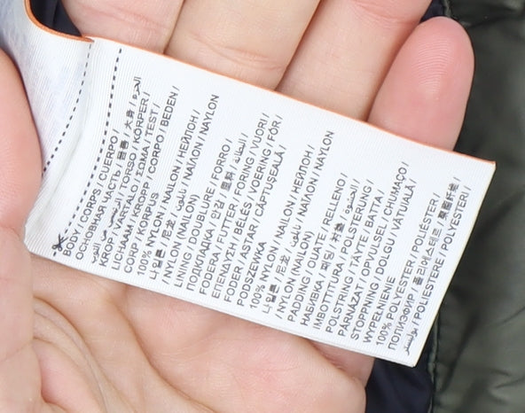 Superdry Women's Green Puffer Jacket, S, Hooded